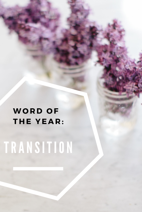 one word transition