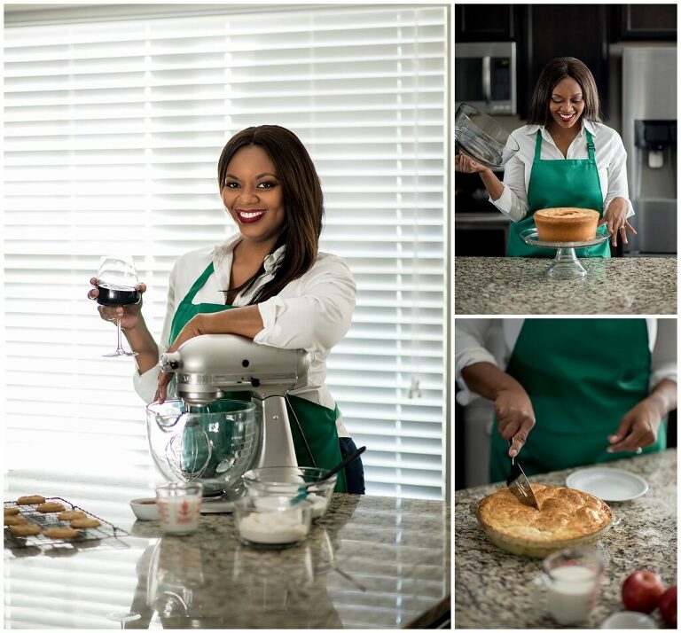 baking photoshoot