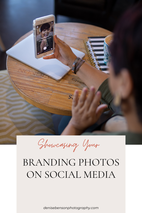 using your branding photos on social media