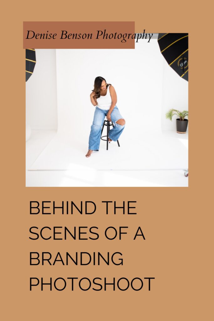 branding photoshoot behind the scenes