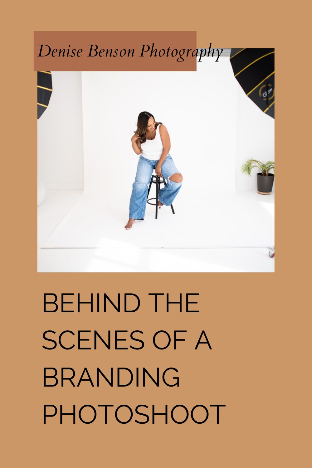 branding photoshoot behind the scenes